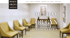 Desktop Screenshot of delrayobgynassociates.com